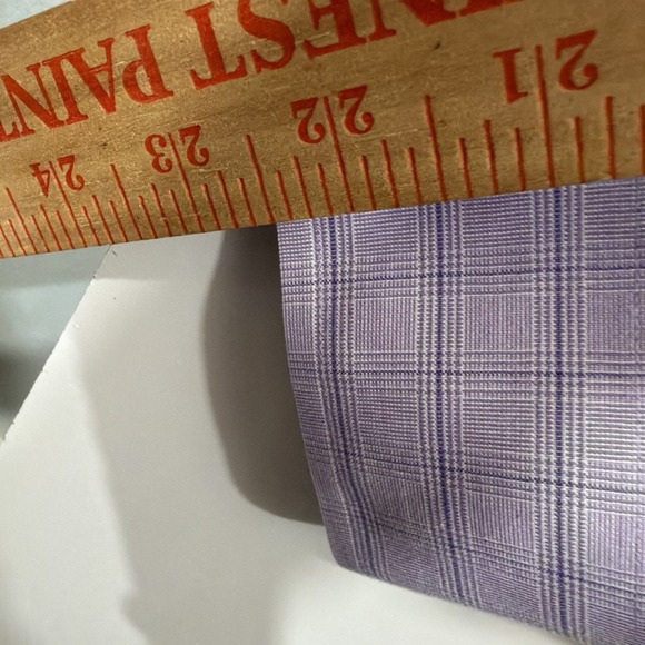 Brooks Brothers 346 Long Sleeve Button Up Shirt Men's 17 1/2- 2/3 Purple Plaid - Picture 9 of 11